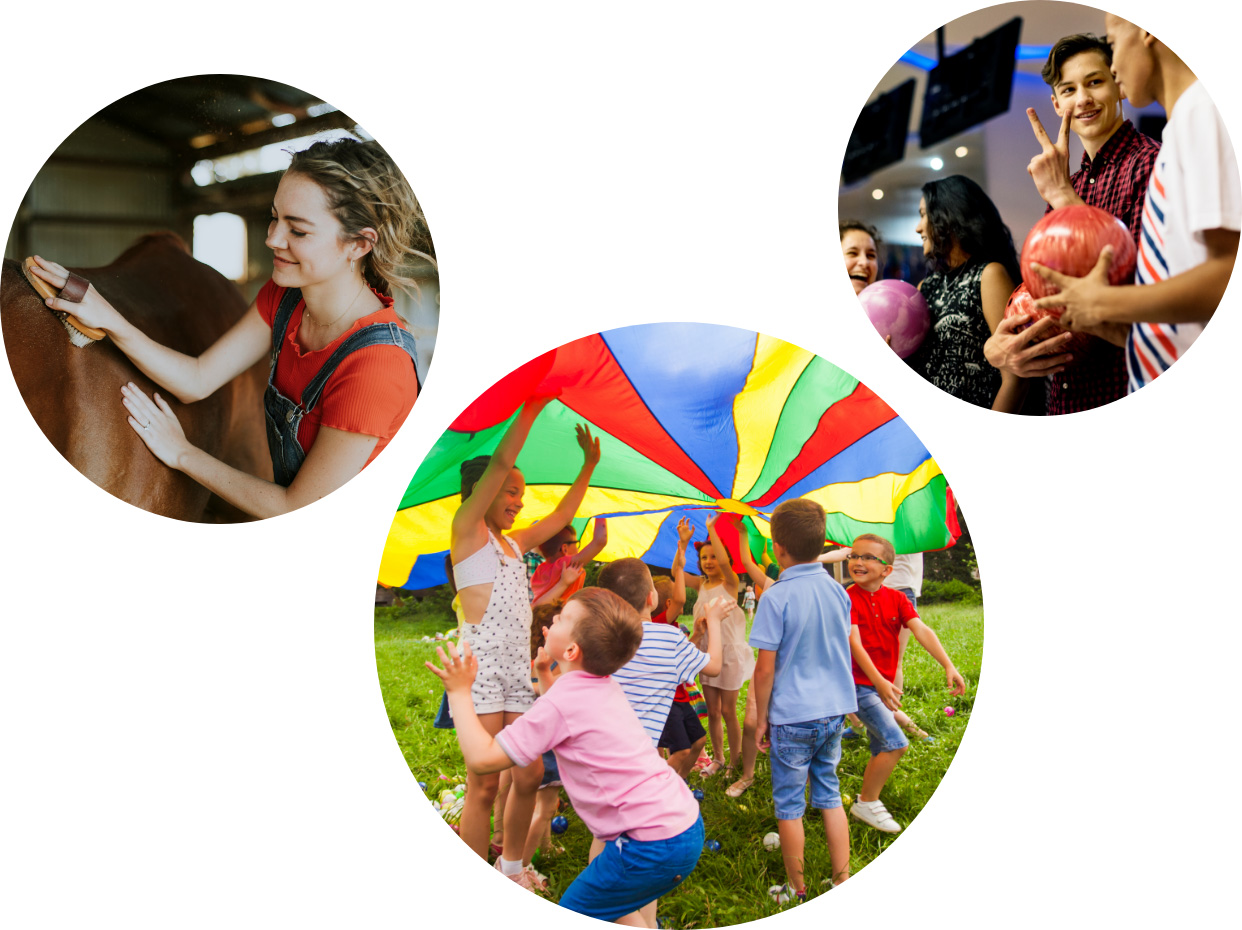 young people having fun